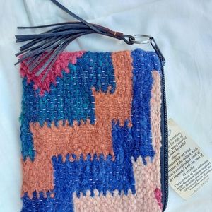 Bamboo Trading Company Woven Clutch